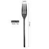 Aço Inoxidável Preto Louça Chinesa e Ocidental Colher de Sopa Garfo para Macarrão Instantâneo Faca de Bife Hashi Colher de Sobremesa Café Personalização