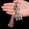 Xizang mantra de seis caracteres diamante pilão diamante sino pingente estilo nacional tambor giratório carro de viagem mochila joias atacado
