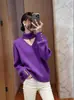 Suéter Bordô Preguiçoso para Mulheres 2025 Novo Estilo de Inverno, Suéter Base Deslumbrantemente Bonito, Blusa de Tricô com Gola V