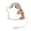 Tapa de Silicona con LED Intermitente de Dibujos Animados para Popote, Tapón para Popote, Tapa Decorativa para Taza de Té, Accesorios de Cubierta para Popote, Más Vendido Transfronterizo
