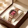 Reloj de Moda de Lujo Personalizado Transfronterizo Jinlangda para Mujer con Correa de Acero, Reloj de Cuarzo Resistente al Agua para Mujer, Nicho de Comercio Exterior OEM