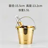 Cubo de Hielo Creativo de Acero Inoxidable para Bares, Ktvs, Sake, Cerveza, Hotel, Popular en Línea, Cubo para Cubitos de Hielo de Uso Doméstico, Cubo para Snacks