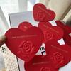 Día de San Valentín Chino Latido del Corazón Caja de Empaque para Pastel de Cumpleaños Amor Latido del Corazón Te Amo Inserción de Perlas Regalo Festivo