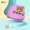 Gorro de natación de PU para niños y niñas, gorro de natación impermeable con lindos diseños de dibujos animados, gorro para bebé con protección solar y para los oídos, disponible para venta al por mayor