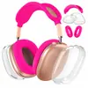 Nova Capa Protetora de Silicone para Airpodsmax2 Capa Protetora para Headset Bluetooth Apple Montado na Cabeça Capa Transparente para Fone de Ouvido