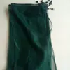 Bolsa de red de poliéster sin nudos al por mayor de fábrica bolsa para peces bolsa de red para raspar pescado con goma bolsa de pesca cifrada