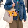 Sujetarjetas Popular de Celebridad de Xiaohongshu Fieltro Tela No Tejida Bolso Colgante Llavero para Equipaje Mochila Encanto