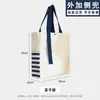Bolsa de Lona Personalizada Grande Capacidade Bolsa de Mão Bolsa de Presente Publicitário para Reunião Corporativa Bolsa de Lona para Evento Cultural e Criativo