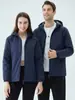 Chaqueta de Trabajo Impermeable de una Pieza con Forro Polar, Personalizable con Impresión de Logo y Bordado, Impermeable, Cortavientos, Cálida, Unisex