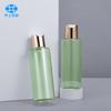 Botella transparente verde de 120 ml de pura Rocío plástico PET verde transparente Noble agua de emulsión para maquillaje cuidado de la piel se embotellan por separado