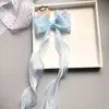 Estilo Japonés Super Hermoso Hilo de Perla Lazo Grande Lolita Accesorio para el Cabello Pasador Clip Superior Chica Suave