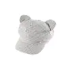 Moda Nuevo Lindo Sombrero de Boina con Orejas de Gato para Mujer, Nuevo Casual de Primavera Versátil Elegante Sombrero Octagonal Pico de Pato