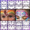 Plantilla para Pintura Facial Infantil Plantilla Hueca Marca de Agua Cosplay Plantilla DIY Adecuada para Pintura Facial, Maquillaje de Escenario para el Rincón del Ojo