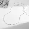 Joyería Transfronteriza Europea y Americana, Cadena de Bolas de Metal de Moda, Cadena para la Cintura con Forma de Corazón, Cadena Corporal Versátil de Amor, Cadena Sexy para el Vientre