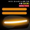 Pegatinas reflectantes luminosas para coche motocicleta advertencia multifuncionales creativas decorativas que cubren arañazos pegatinas para carrocería trasera de coche