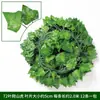 Hoja de uva de simulación hecha a medida Flor artificial Enredadera Planta de enredadera hoja verde tubería de agua decoración de techo plástico eneldo verde