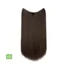 Peruca, Linha de Pesca de Fibra Química, Peruca Cortina de Cabelo, Cabelo Longo Liso, Extensões de Cabelo Sem Costura, Produtos para Linha do Cabelo de Seda de Alta Temperatura