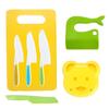 Amazon Nuevo Juego de Cuchillos de Cocina para Niños de 5 piezas Herramientas para Cortar Frutas y Verduras para Niños Juego de Cuchillos de Plástico