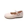 Zapatos de Cuero para Niñas de 3-6 Años Mary Jane Zapatos de Princesa Estilo Nuevo Primavera y Otoño Zapatos Individuales para Niños Estilo Coreano Suela Suave para Bebé Zapatos de Rendimiento