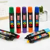 Caneta Marcadora 17mm Pop Marker Pen Arte Pintura À Prova d'Água Oleosa Grande Capacidade Ponta Grossa Tinta Recarregável 12 Cores Opcionais