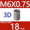 Abrazaderas de alambre de acero de paso fino M6-M14 * 1*1.25 acero inoxidable 304/casquillo roscado de alambre de acero/vaina roscada/casquillo roscado