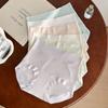 Nueva ropa interior de seda helada de talle alto para mujer, verano, ultrafina, sin marcas, Naked Sense, transpirable, bragas explosivas para chicas.