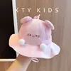Chapéu de Pescador para Bebê Estilo Coreano Verão Malha Respirável Desenho Animado Super Fofo Chapéu de Sol para Bebê ao Ar Livre para Meninos e Meninas