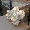Nuevos Zapatos de Papá con Velcro para Niños Otoño 2026, Zapatos de Malla de Suela Suave para Niñas, Tenis de Suela Gruesa para Niños, Modernos