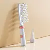 Peine ondulado de doble fila para el hogar, peine de masaje para mujer con dientes anchos para cabello voluminoso, peine antiestático de dientes anchos para peinar