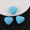 Corazón Color Caramelo Escarchado Forma de Corazón Grande Acrílico DIY Llavero Hecho a Mano Colgante Accesorios Materiales Piezas Pequeñas