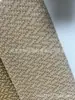 Material de Tejido de Paja de PP de Alta Calidad para Ganchillo, Jacquard con Patrón de Onda a Cuadros Bicolor, Material de Paja para Bolsas y Zapatos para Ganchillo
