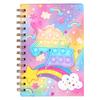 Nuevo cuaderno de espiral de burbujas de silicona de 32k, cuaderno de silicona con diseño de dinosaurio y unicornio, cuaderno de desratización.