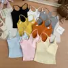 Z90# Venta Caliente Retro Americano Chica Picante Espalda en H Camisola Camiseta sin Mangas Ropa Interior Acolchada Ropa Exterior Casual Lencería para Figura Completa Mujeres