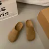 Zapatos Birkenstock Retro de Suela Gruesa y Punta Cerrada para Mujer, Otoño 2026 Versátiles de Suela Suave Slip-On Pantuflas Perezosas