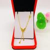 Collar de Mariposa Flor Sueño Espejo Dorado para Mujer Nuevo Cadena Integrada de Borla de Mariposa Flash Elegante de Alta Gama Cadena para Clavícula