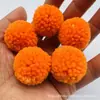 Em Estoque 3cm Lã Cashmere Grossa PomPom DIY Fio Artesanal Amarrado à Mão Bola de Amora PomPom de Pelúcia Grande Brinquedo para Pet Acessório
