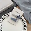 Nuevo Pinza para el Cabello Azul con Lazo para Niñas de Principios de Otoño, Accesorio para el Cabello de Niña, Pinza para el Flequillo Estilo Fresco, Pasador para Bebé