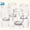 Juego de Copas de Vino de Plástico Sencillas, Copas para Brindar, Copas para Licores, 301400ml, Alto Valor Estético para Uso Doméstico, Copas de Whisky