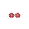 Directo de fábrica Flor de Cerezo Japonesa 5 colores flor de cinco pétalos pétalo diy accesorios de aleación aretes zapatos colgante