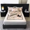 Lujo ligero estilo Chanel simple tapete de verano de seda de hielo lavable sábana ajustable tapete para aire acondicionado juego de tres piezas 1.5m/1.8 m verano