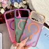 Funda Magnética Apple 17 2 en 1 para iPhone 18 Pro Max, Marco Metálico Mate, Funda Protectora de Contraste de Color