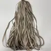 Tira de borde de cuero PU tira de presión de cuero cordón de cuero cinta tejida OEM cordón plano de cuero compuesto borde plegado textiles y accesorios para prendas de vestir