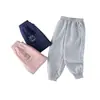 Anti-PillingMiantiantang Roupa Infantil Calças Infantis Primavera e Outono Calças Longas de Tricô para Meninas Calças para Meninos Classe A
