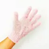 Esfoliante de Dedo para Massagem no Banho, Toalha de Banho Colorida de Tricô Elástico de Cinco Dedos, Toalha de Fio para Adultos e Crianças