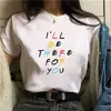 Camiseta de la serie Friends para mujer Camisetas Tops Cuello redondo