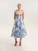 Vestido de Noche Largo Elegante Estilo Hada de Organza, Nuevo Estilo Europeo y Americano Transfronterizo, Hombros Descubiertos para Mujer, 2026