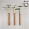 Pincel Detalle Cónico de Pelo de Cola de Lobo Amarillo para Debajo de los Ojos y Detalles de Delineador, Iluminando las Comisuras Internas de los Ojos y Difuminando las Bolsas Lagrimales, Pincel de Maquillaje Cangzhou