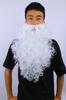 Barba postiza de Papá Noel bola accesorios para disfrazar barba blanca gran cifrado alargada barba de material P 80g