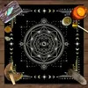Mantel para Mesa de Tarot, Tapete para Mesa de Juegos de Cartas, Estampado de Fases Lunares y Cielo Estrellado, Mantel para Mesa de Tarot, Mantel para Mesa de Tarot de Dropshipping