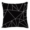 Serie estilo retro americano estampado digital procesamiento de transferencia térmica fabricantes de fundas de almohada al por mayor